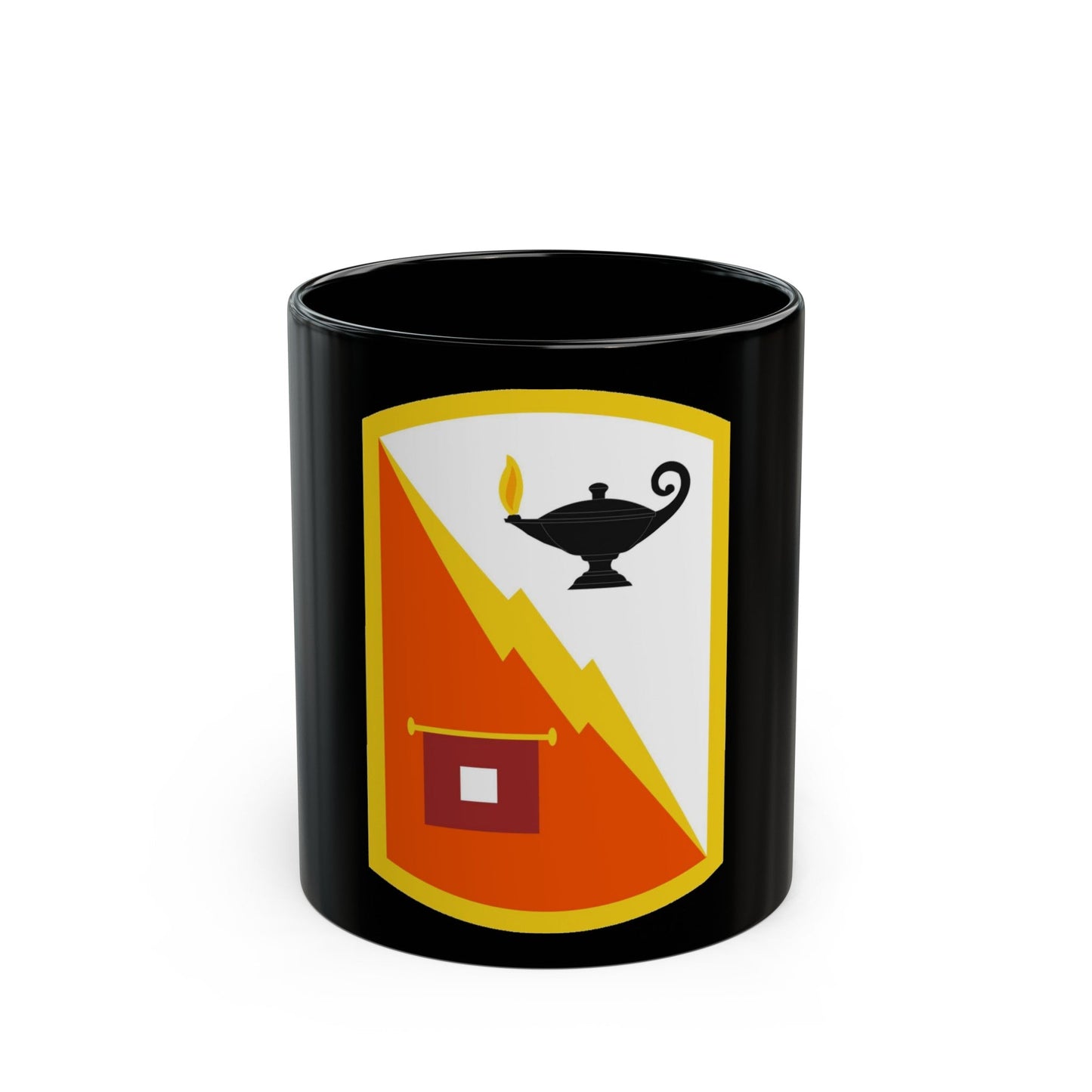 15th Signal Brigade (U.S. Army) Black Coffee Mug-11oz-The Sticker Space