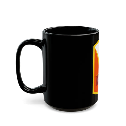 15th Signal Brigade (U.S. Army) Black Coffee Mug-The Sticker Space