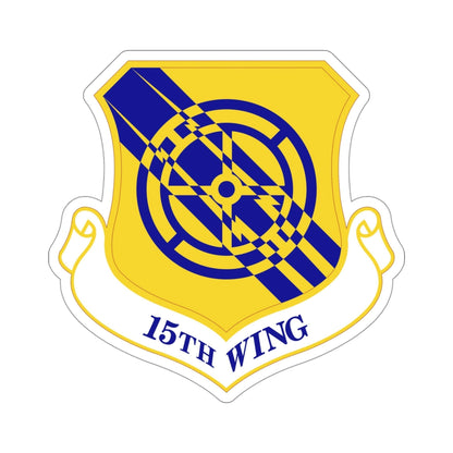 15th Wing (U.S. Air Force) STICKER Vinyl Die-Cut Decal-4 Inch-The Sticker Space