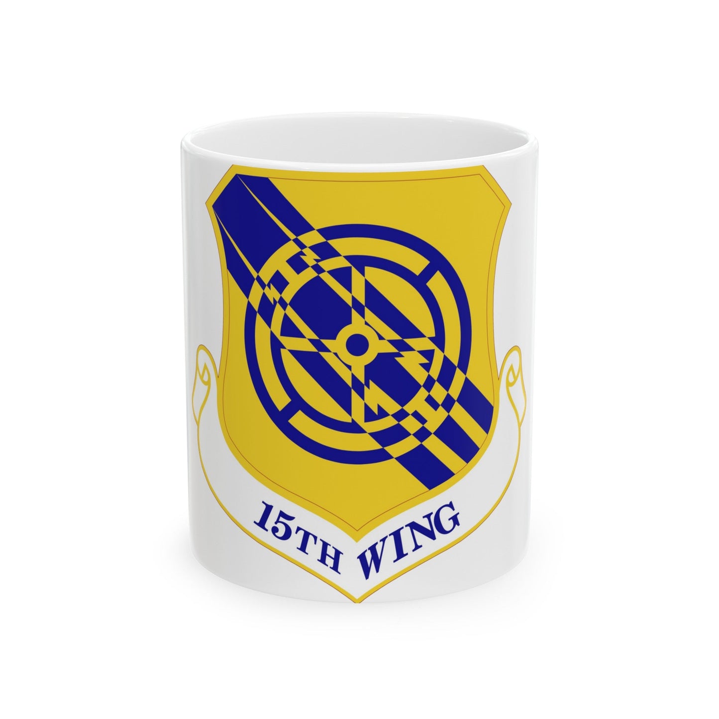 15th Wing (U.S. Air Force) White Coffee Mug-11oz-The Sticker Space