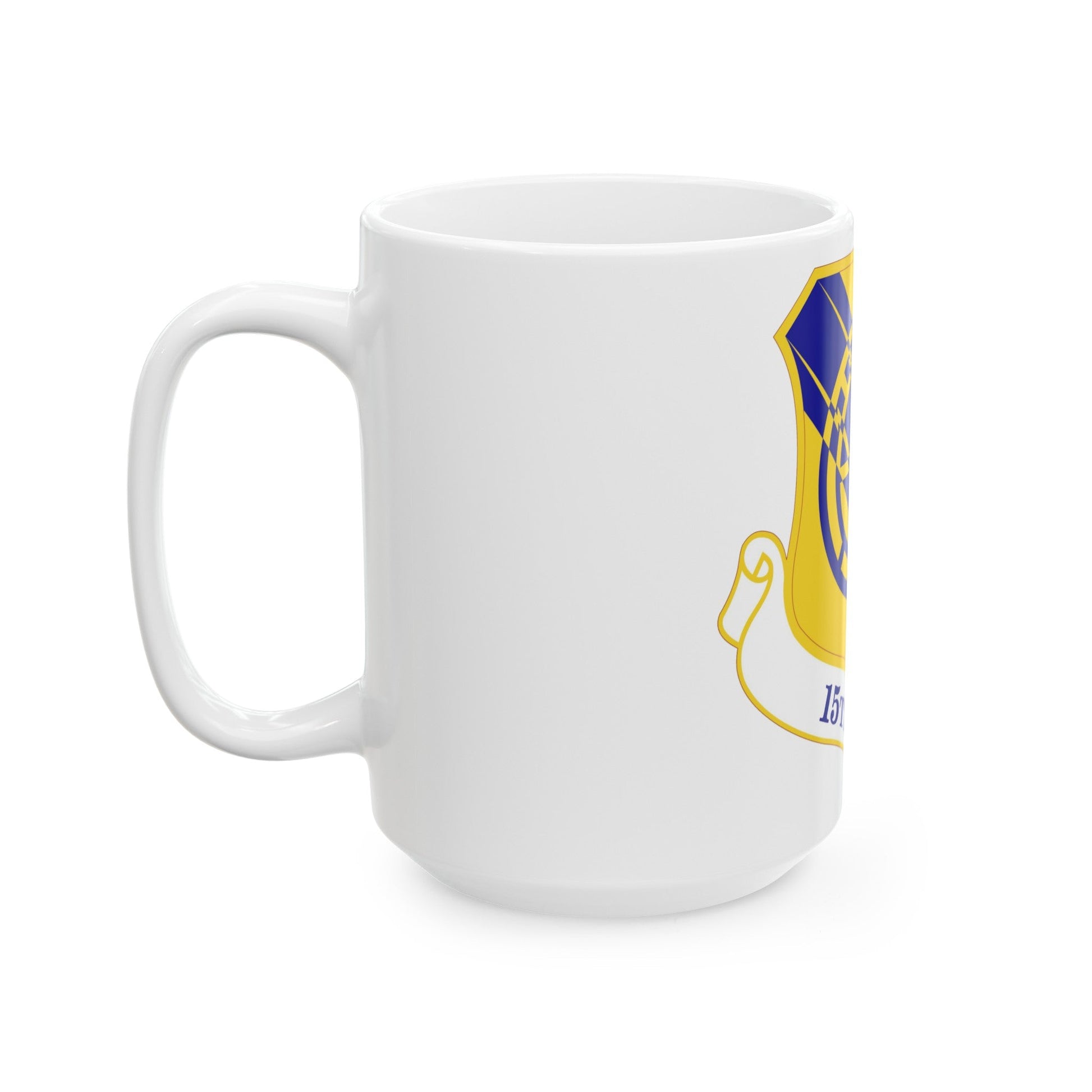 15th Wing (U.S. Air Force) White Coffee Mug-The Sticker Space