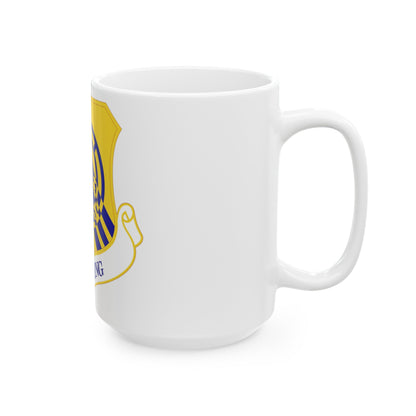 15th Wing (U.S. Air Force) White Coffee Mug-The Sticker Space