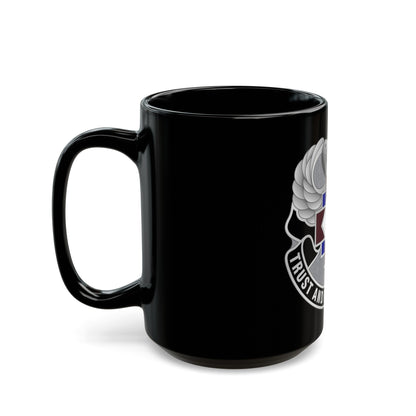 16 Hospital Center (U.S. Army) Black Coffee Mug-The Sticker Space