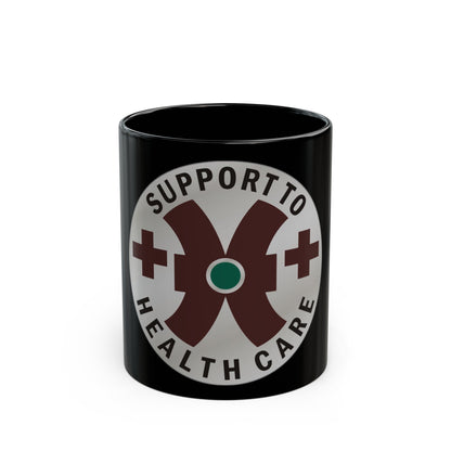 16 Medical Battalion (U.S. Army) Black Coffee Mug-11oz-The Sticker Space