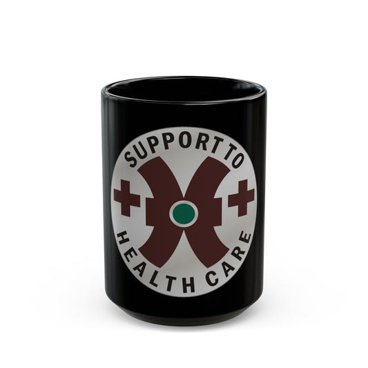 16 Medical Battalion (U.S. Army) Black Coffee Mug-15oz-The Sticker Space