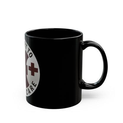 16 Medical Battalion (U.S. Army) Black Coffee Mug-The Sticker Space