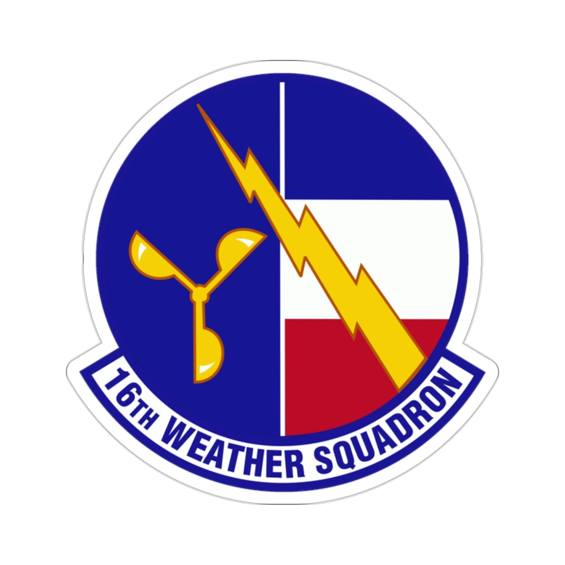 16 Weather Squadron AFWA (U.S. Air Force) STICKER Vinyl Die-Cut Decal-2 Inch-The Sticker Space
