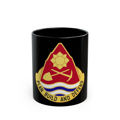160 Engineer Group (U.S. Army) Black Coffee Mug-11oz-The Sticker Space