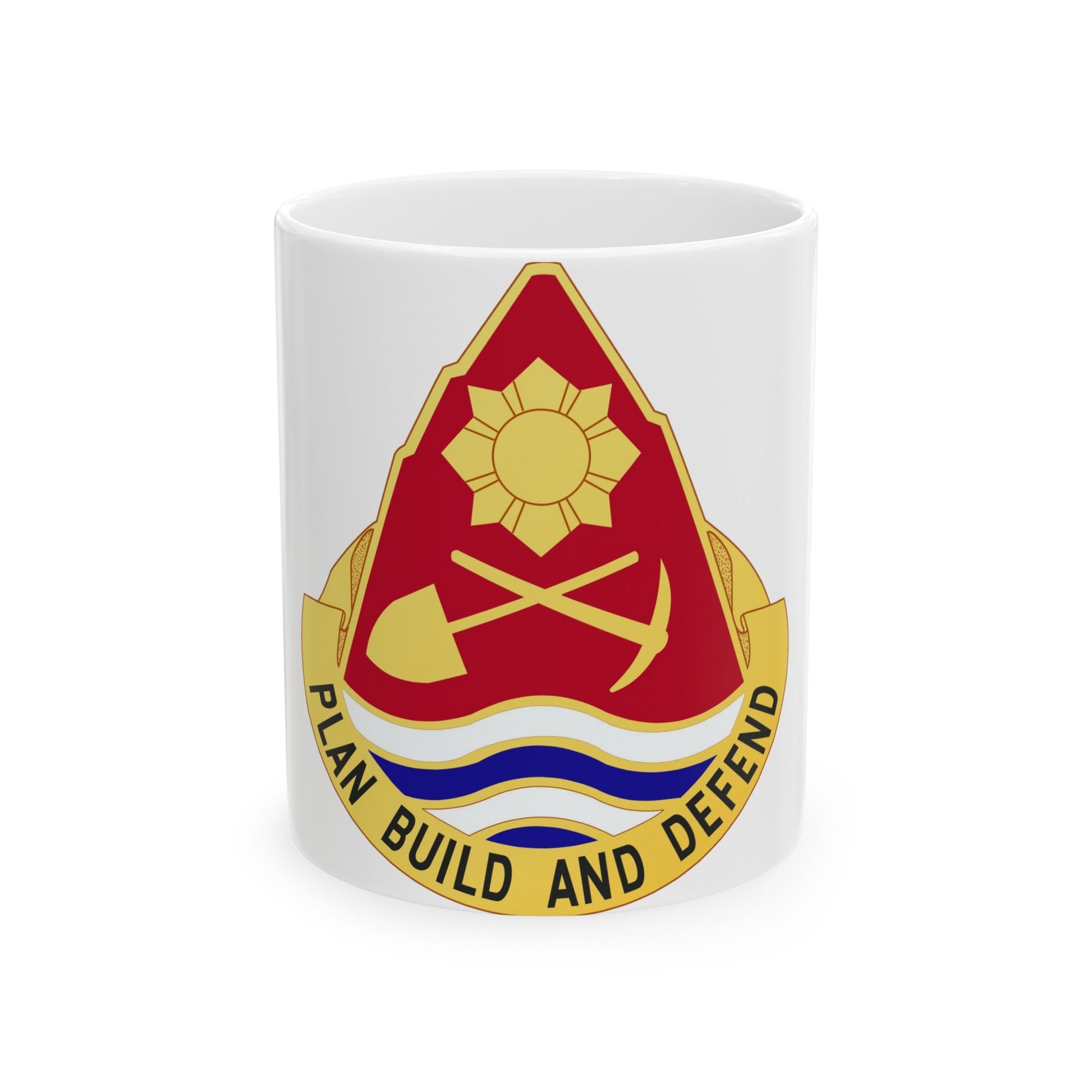 160 Engineer Group (U.S. Army) White Coffee Mug-11oz-The Sticker Space