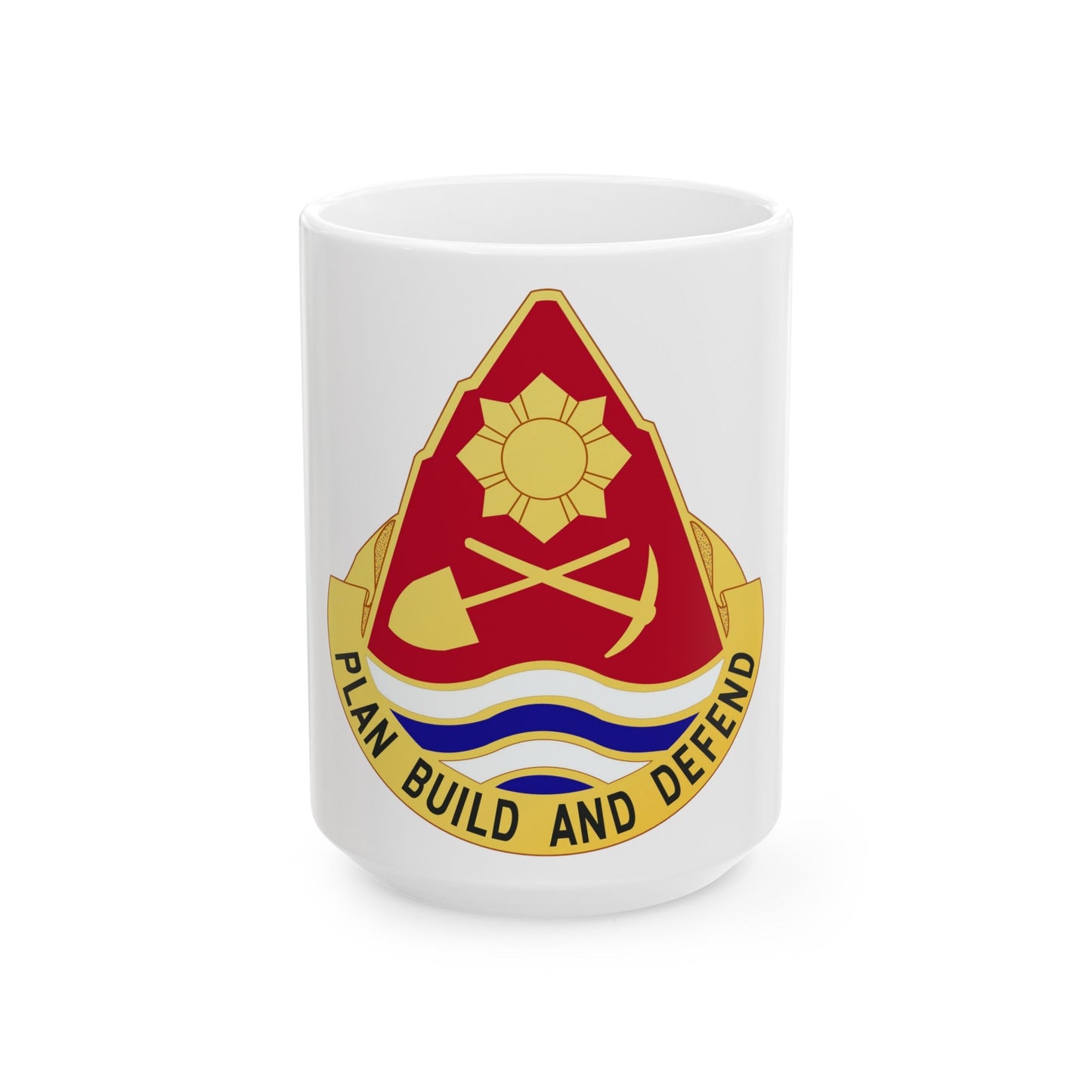 160 Engineer Group (U.S. Army) White Coffee Mug-15oz-The Sticker Space