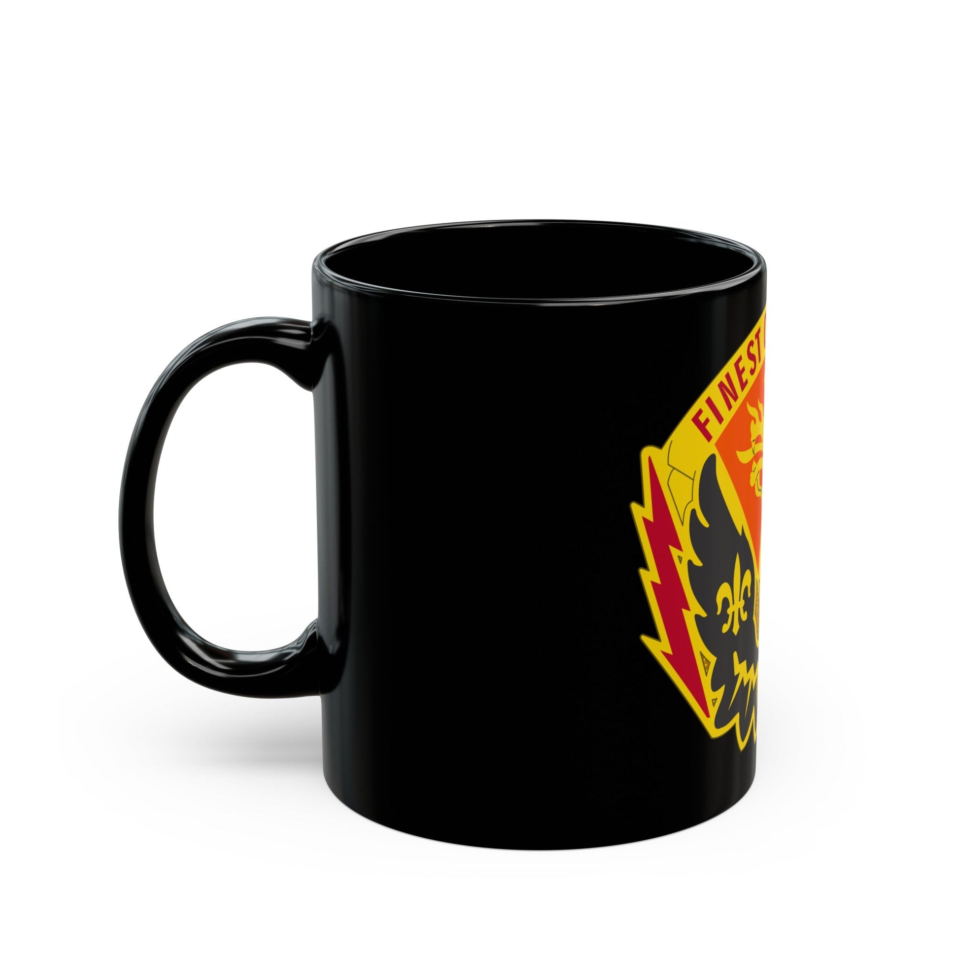 160 Signal Brigade 2 (U.S. Army) Black Coffee Mug-The Sticker Space