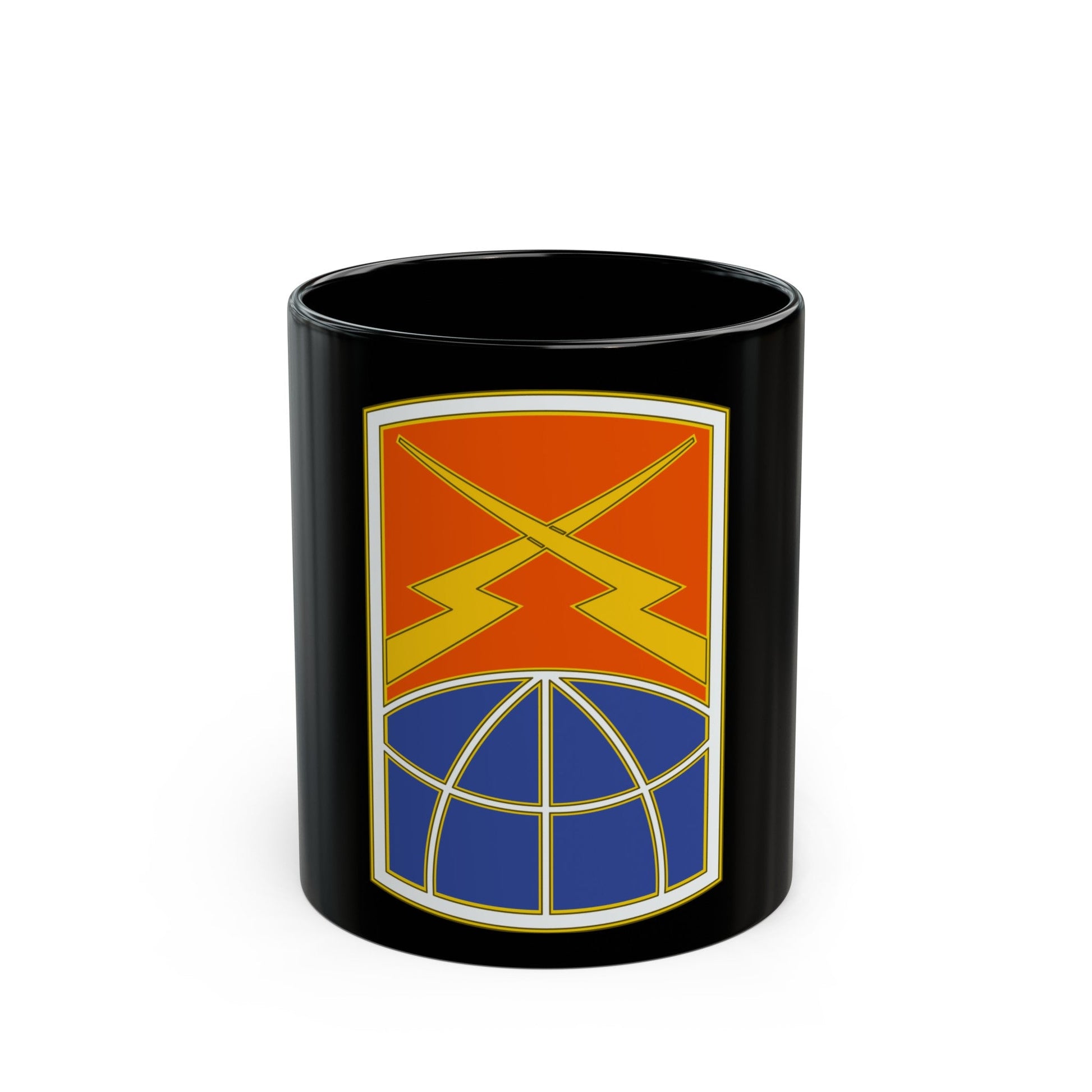 160 Signal Brigade 3 (U.S. Army) Black Coffee Mug-11oz-The Sticker Space