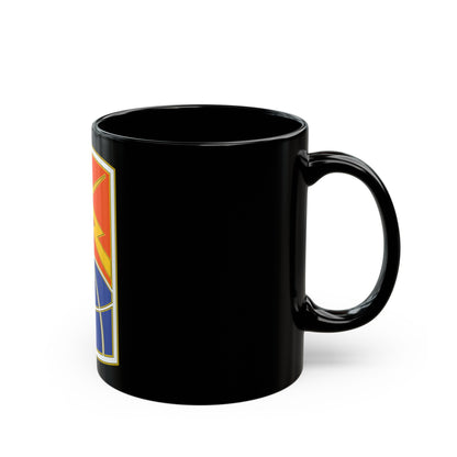 160 Signal Brigade 3 (U.S. Army) Black Coffee Mug-The Sticker Space