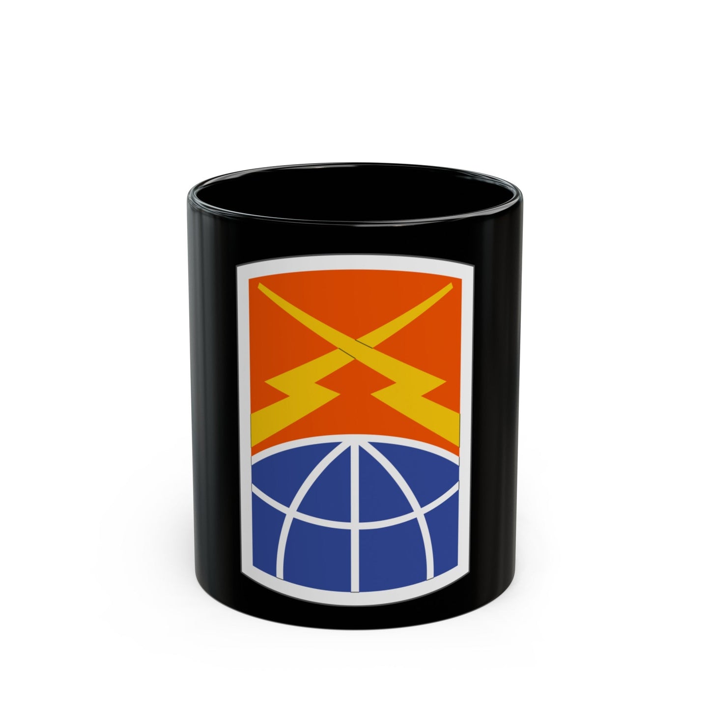 160 Signal Brigade (U.S. Army) Black Coffee Mug-11oz-The Sticker Space