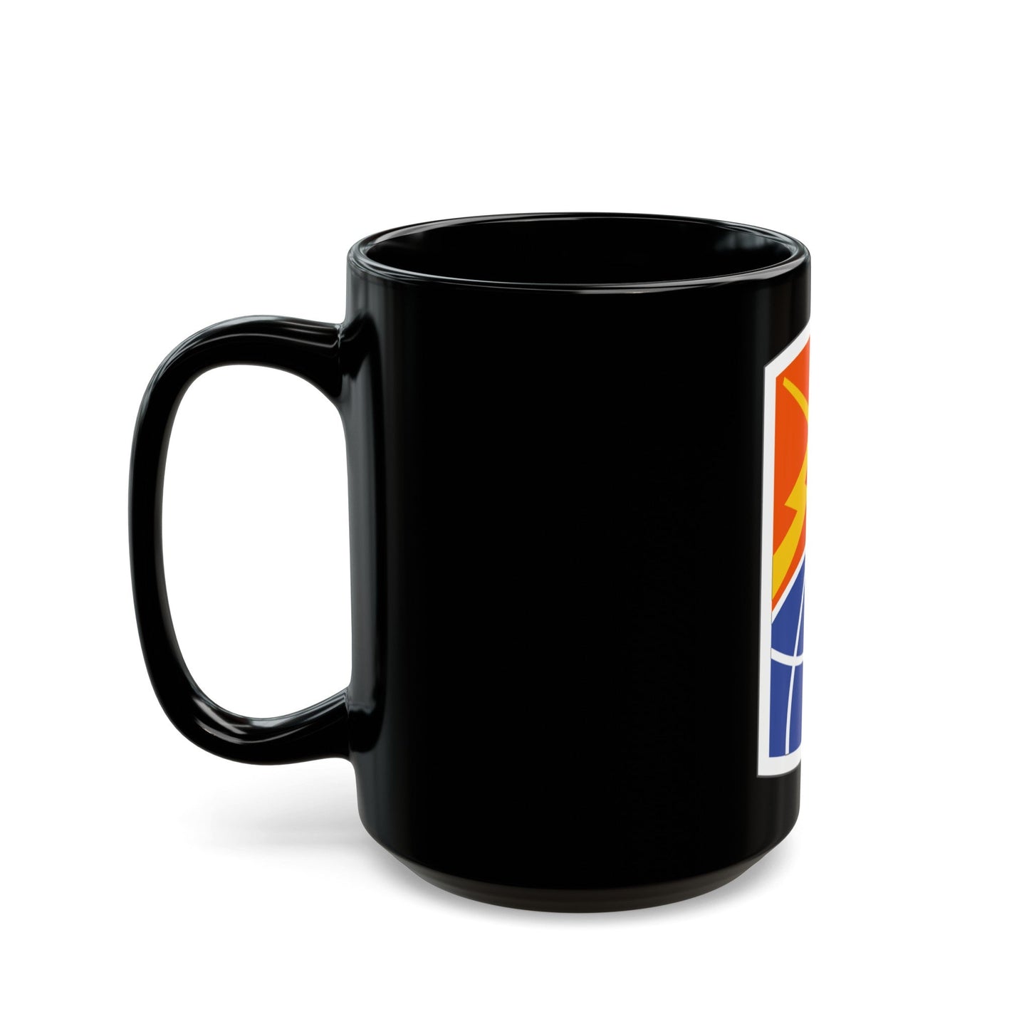 160 Signal Brigade (U.S. Army) Black Coffee Mug-The Sticker Space