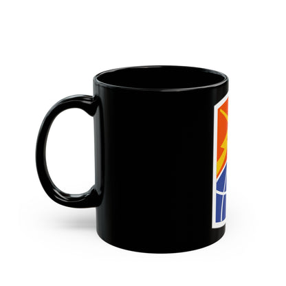 160 Signal Brigade (U.S. Army) Black Coffee Mug-The Sticker Space
