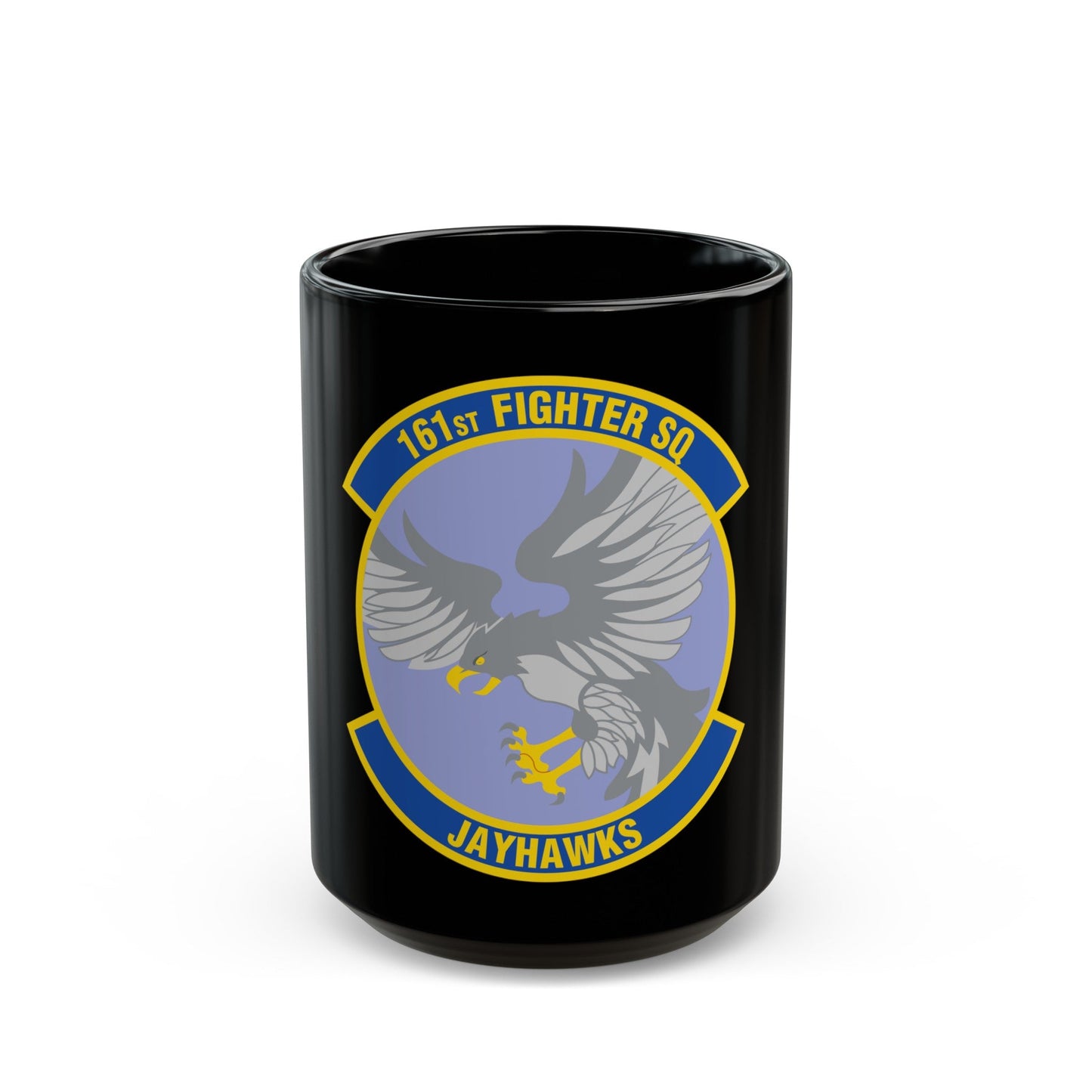 161 Fighter Squadron (U.S. Air Force) Black Coffee Mug-15oz-The Sticker Space