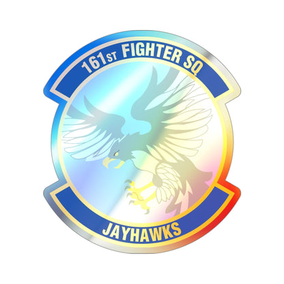 161 Fighter Squadron (U.S. Air Force) Holographic STICKER Die-Cut Vinyl Decal-3 Inch-The Sticker Space
