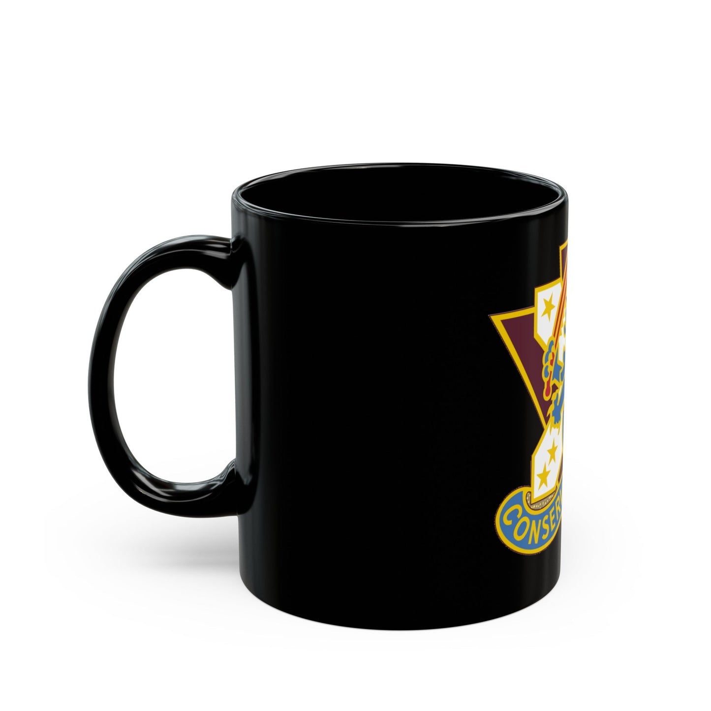 161 Medical Battalion (U.S. Army) Black Coffee Mug-The Sticker Space