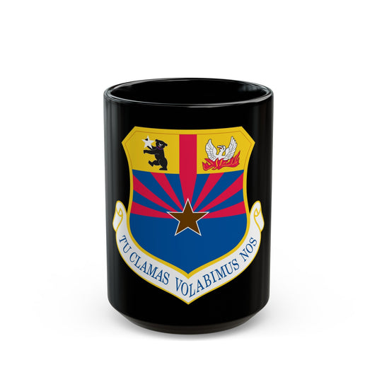 161st Air Refueling Wing (U.S. Air Force) Black Coffee Mug-15oz-The Sticker Space