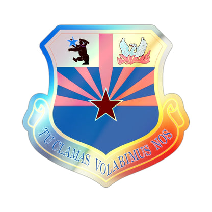 161st Air Refueling Wing (U.S. Air Force) Holographic STICKER Die-Cut Vinyl Decal-2 Inch-The Sticker Space
