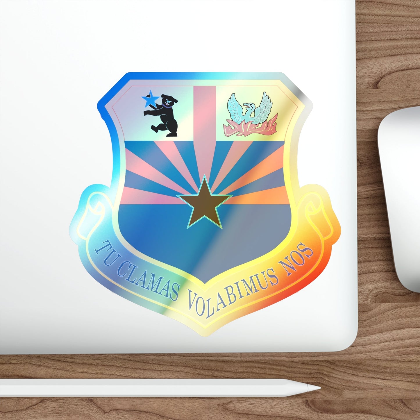 161st Air Refueling Wing (U.S. Air Force) Holographic STICKER Die-Cut Vinyl Decal-The Sticker Space