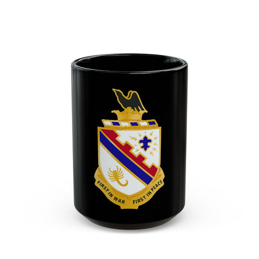 161st Infantry Regiment (U.S. Army) Black Coffee Mug-15oz-The Sticker Space