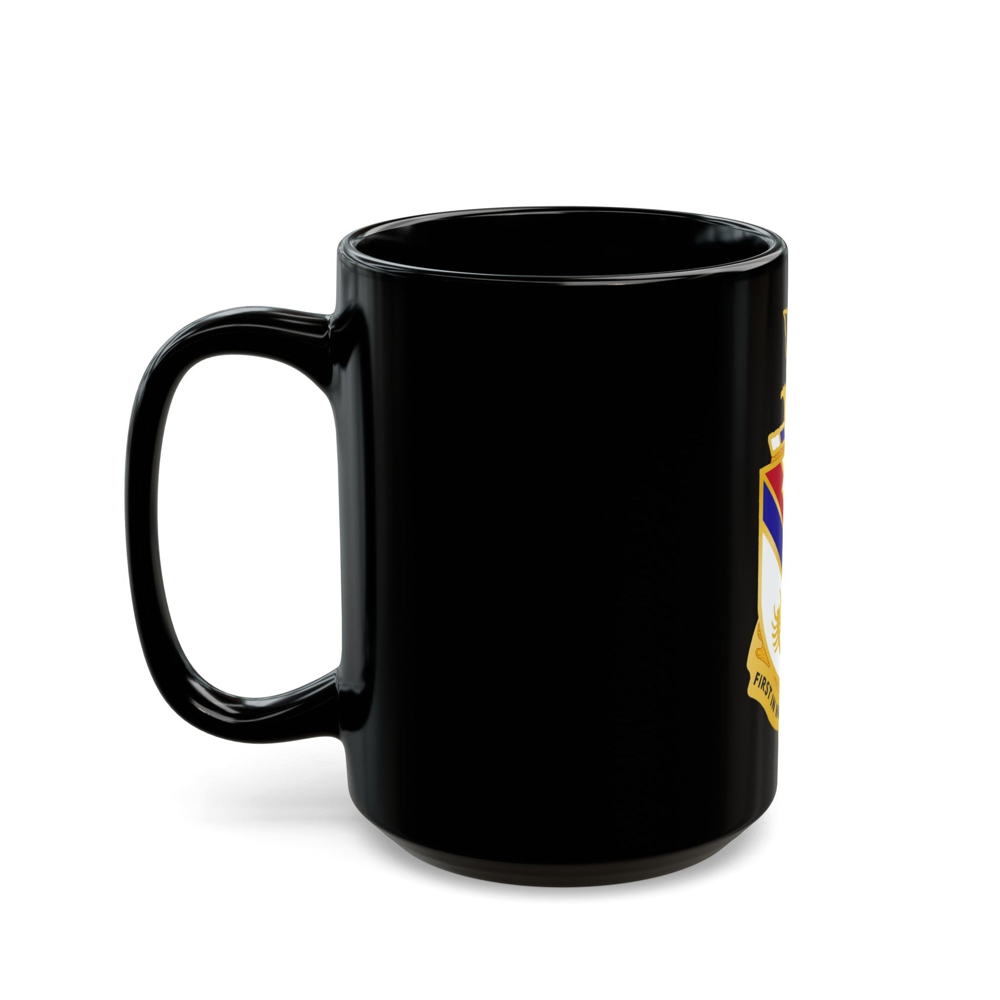 161st Infantry Regiment (U.S. Army) Black Coffee Mug-The Sticker Space