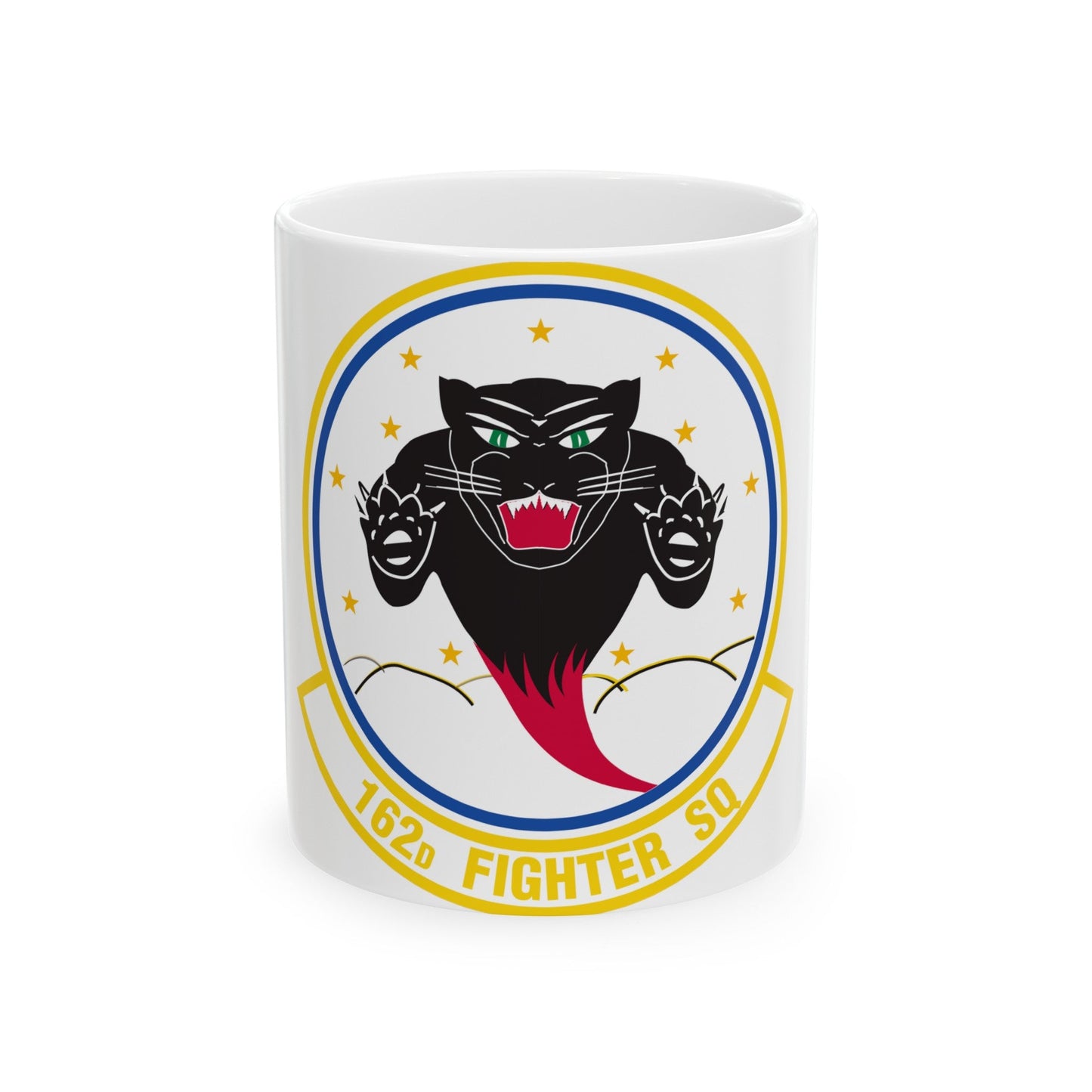 162 Fighter Squadron (U.S. Air Force) White Coffee Mug-11oz-The Sticker Space