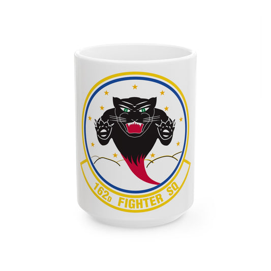 162 Fighter Squadron (U.S. Air Force) White Coffee Mug-15oz-The Sticker Space