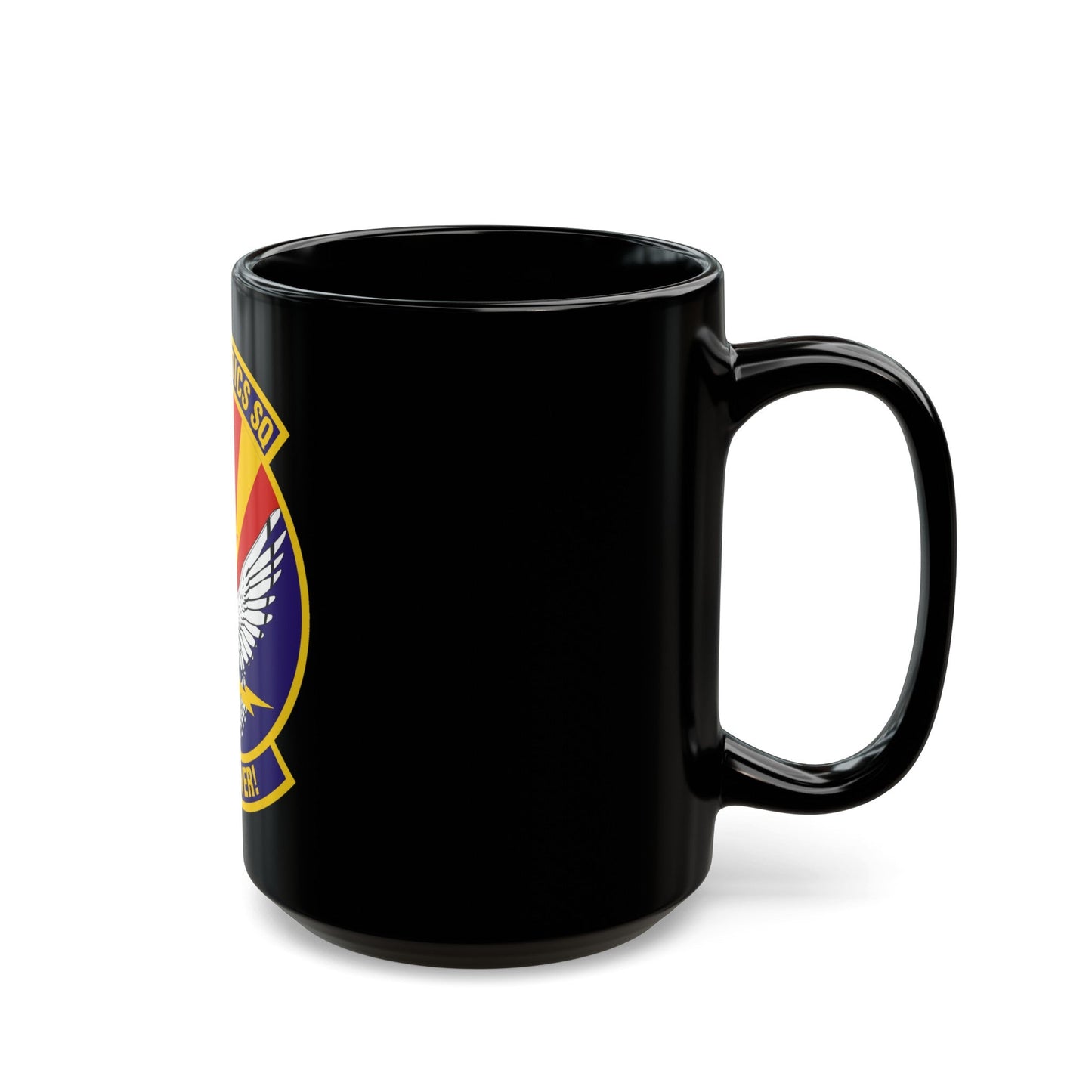 162d Logistics Squadron (U.S. Air Force) Black Coffee Mug-The Sticker Space