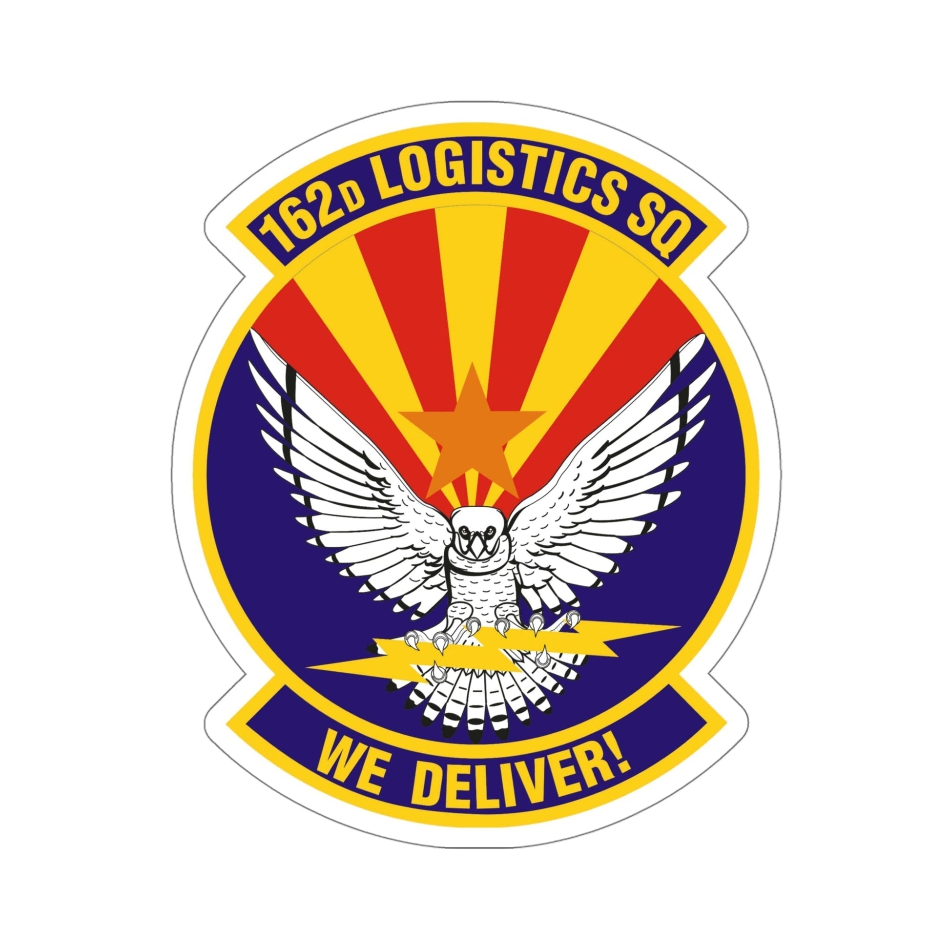 162d Logistics Squadron (U.S. Air Force) STICKER Vinyl Die-Cut Decal-5 Inch-The Sticker Space