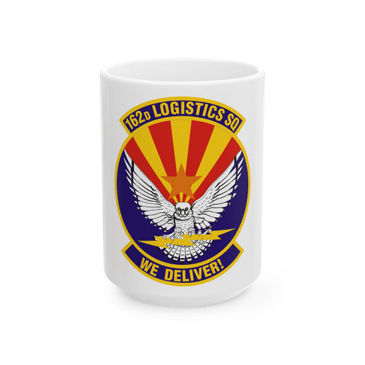 162d Logistics Squadron (U.S. Air Force) White Coffee Mug-15oz-The Sticker Space