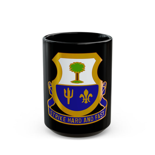 163 Cavalry Regiment (U.S. Army) Black Coffee Mug-15oz-The Sticker Space