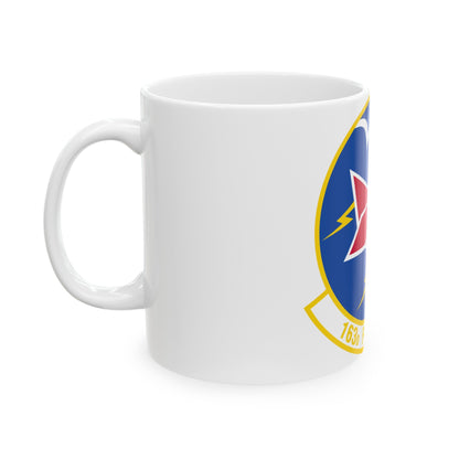163 Fighter Squadron (U.S. Air Force) White Coffee Mug-The Sticker Space