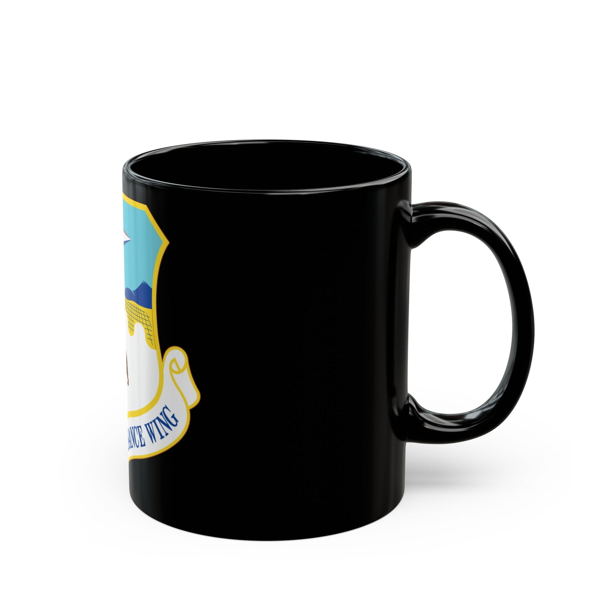 163d Attack Wing (U.S. Air Force) Black Coffee Mug-The Sticker Space