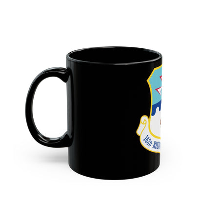 163d Attack Wing (U.S. Air Force) Black Coffee Mug-The Sticker Space