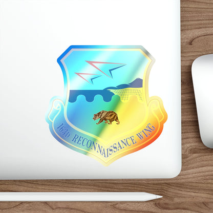 163d Attack Wing (U.S. Air Force) Holographic STICKER Die-Cut Vinyl Decal-The Sticker Space