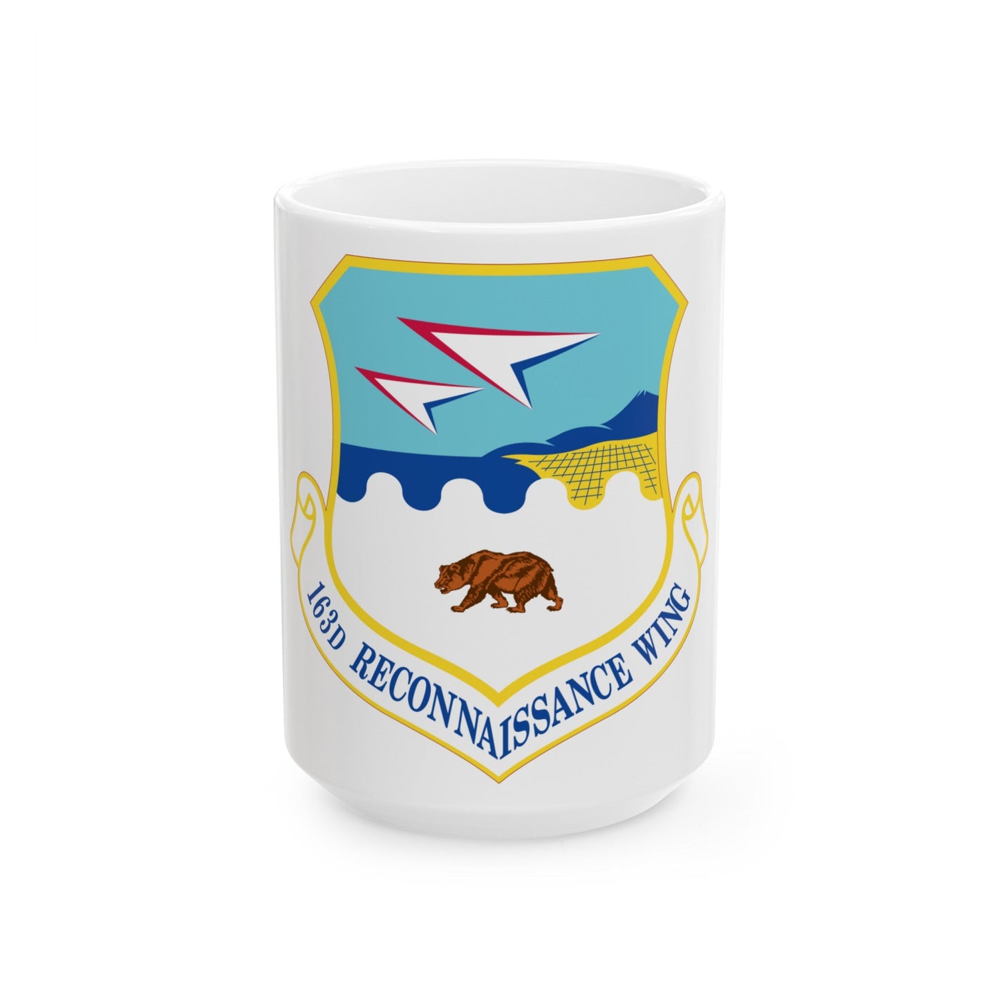 163d Attack Wing (U.S. Air Force) White Coffee Mug-15oz-The Sticker Space