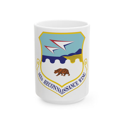 163d Reconnaissance Wing (U.S. Air Force) White Coffee Mug-15oz-The Sticker Space