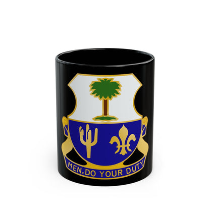 163rd Infantry Regiment (U.S. Army) Black Coffee Mug-11oz-The Sticker Space