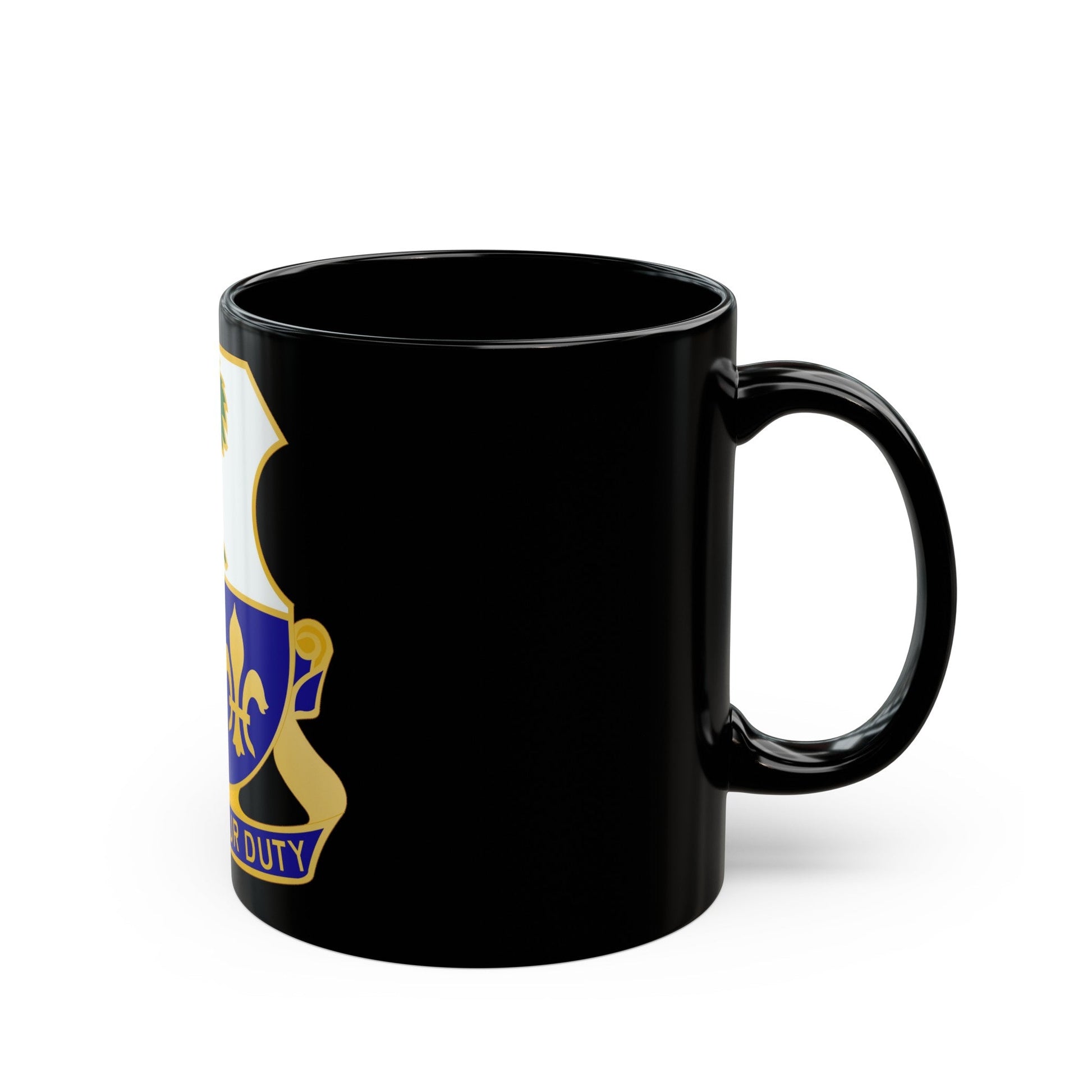 163rd Infantry Regiment (U.S. Army) Black Coffee Mug-The Sticker Space