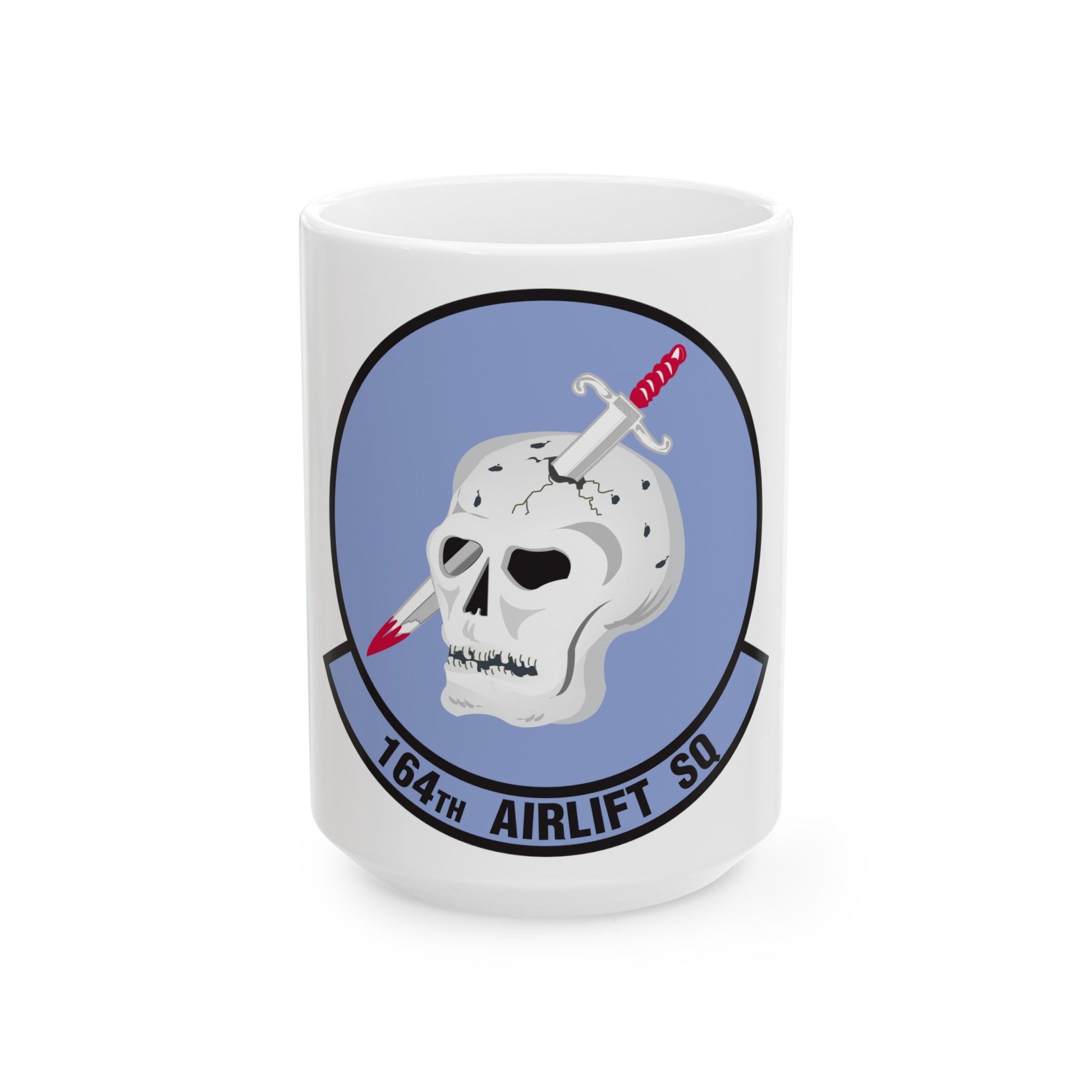 164 Airlift Squadron (U.S. Air Force) White Coffee Mug-15oz-The Sticker Space
