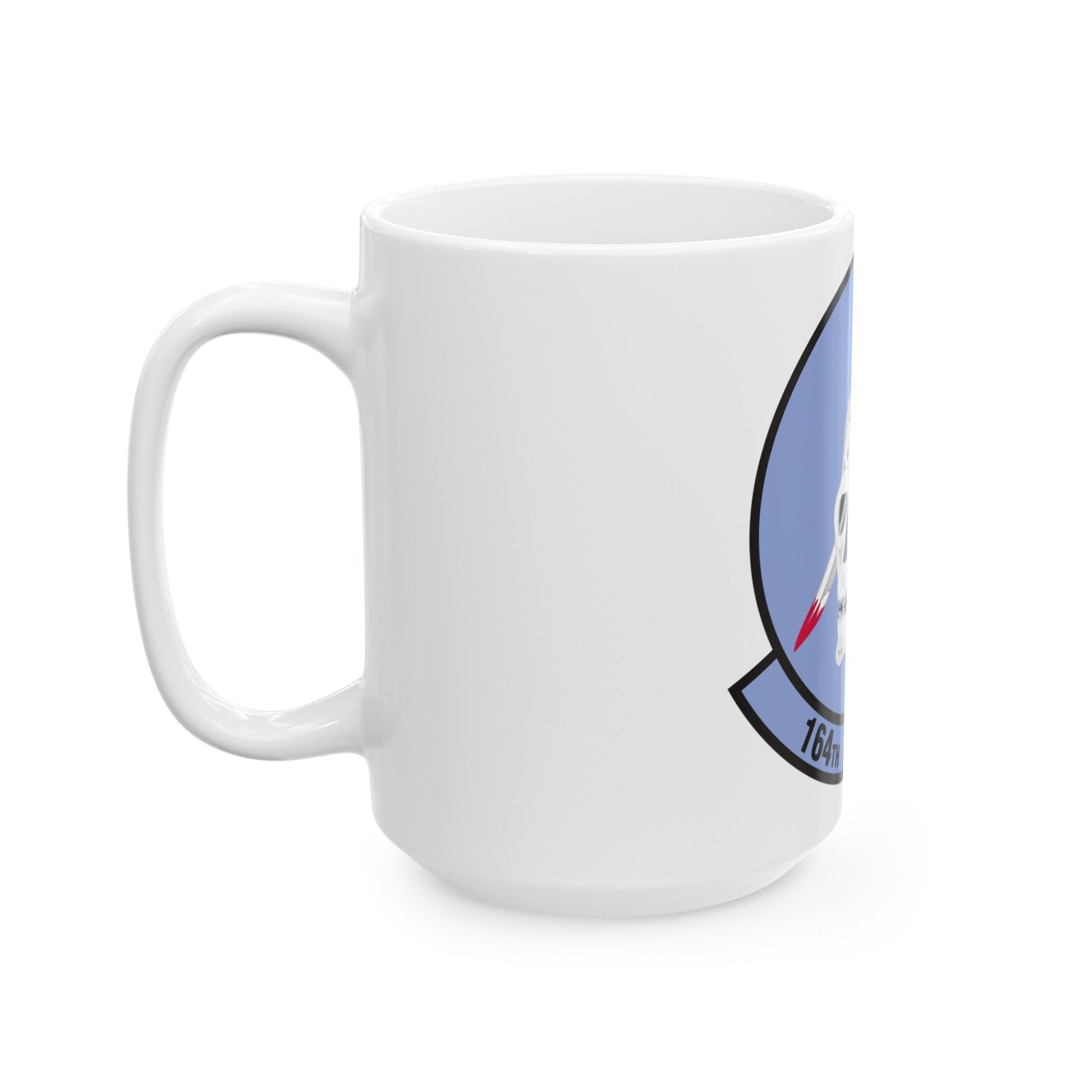 164 Airlift Squadron (U.S. Air Force) White Coffee Mug-The Sticker Space