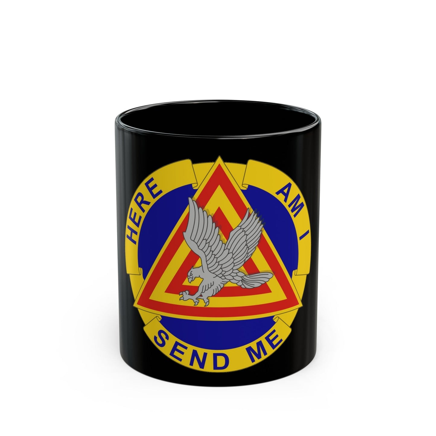 164 Aviation Group (U.S. Army) Black Coffee Mug-11oz-The Sticker Space