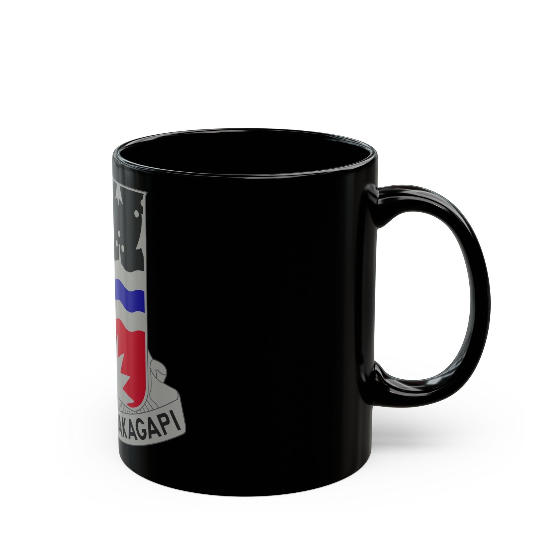 164 Engineer Battalion (U.S. Army) Black Coffee Mug-The Sticker Space