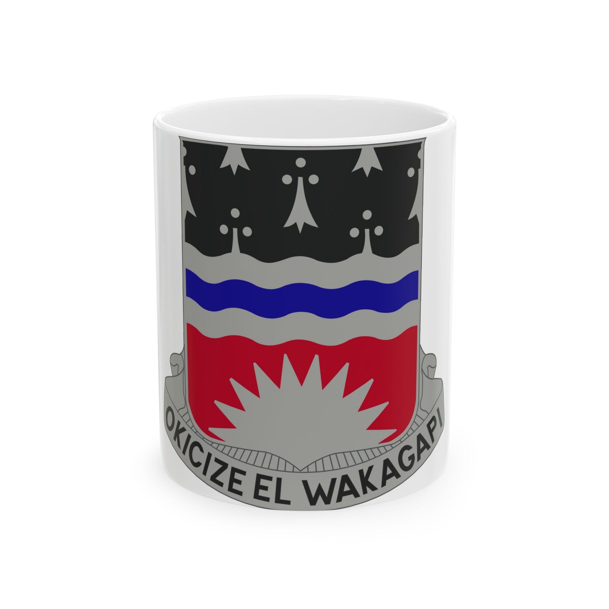 164 Engineer Battalion (U.S. Army) White Coffee Mug-11oz-The Sticker Space