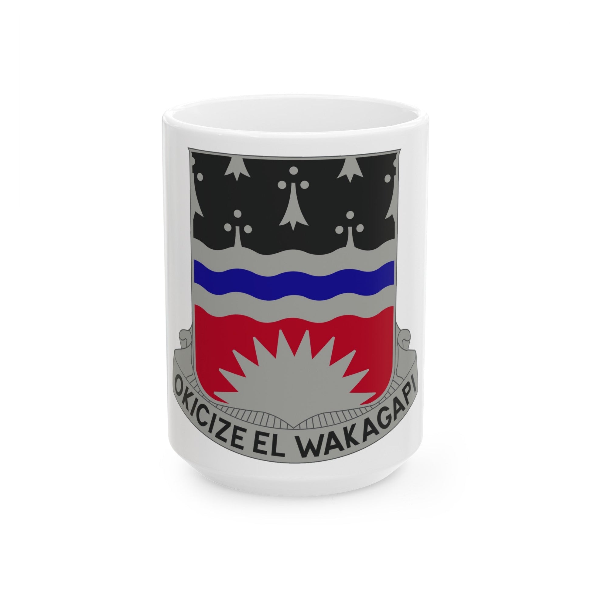 164 Engineer Battalion (U.S. Army) White Coffee Mug-15oz-The Sticker Space