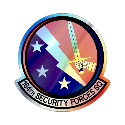 164th Security Forces Squadron (U.S. Air Force) Holographic STICKER Die-Cut Vinyl Decal-2 Inch-The Sticker Space