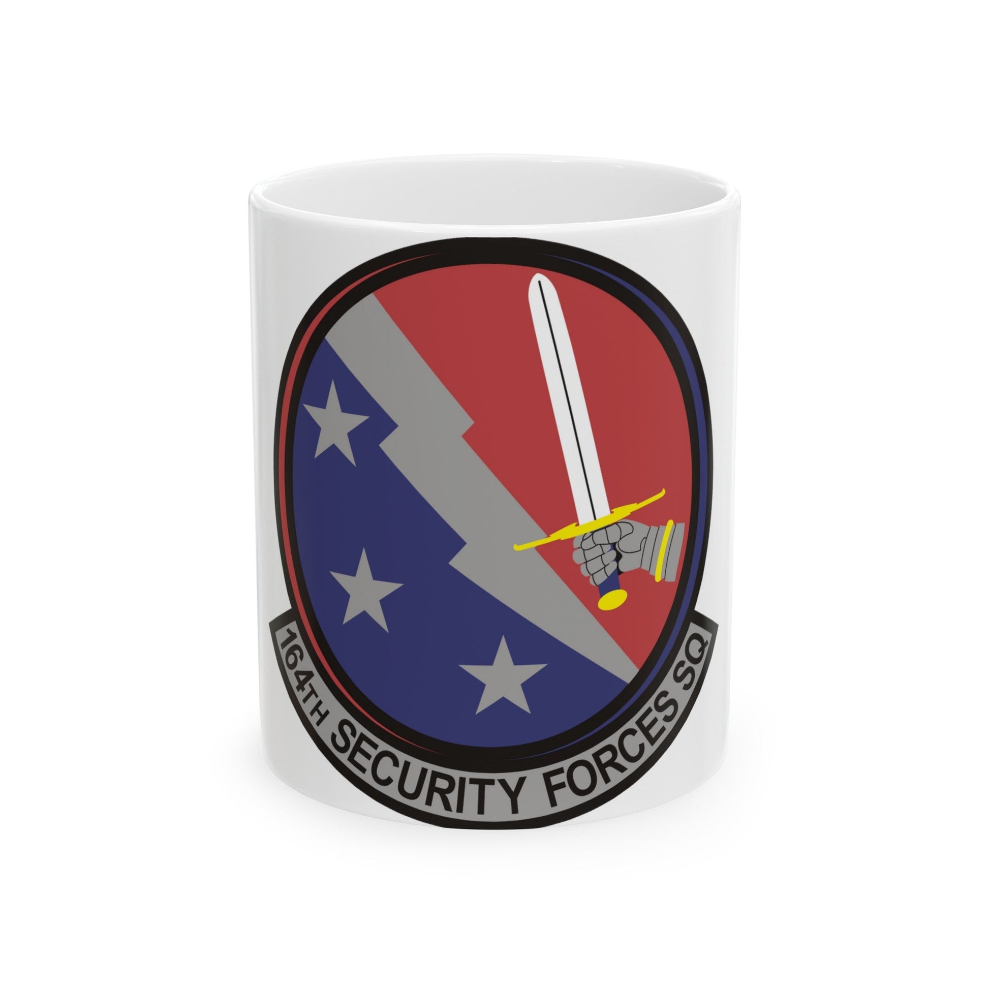 164th Security Forces Squadron (U.S. Air Force) White Coffee Mug-11oz-The Sticker Space